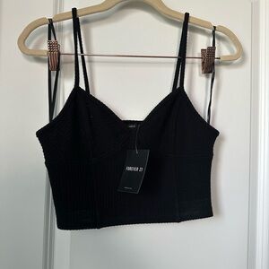 Forever 21 NWT knit crop top size small